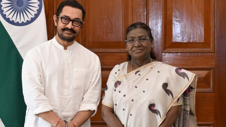 আমির খান 'তারকা ভুমী পার' এর সাফল্যের মধ্যে রাষ্ট্রপতি দ্রৌপদী বুর্মুর সাথে দেখা করলেন, ছবি প্রকাশিত হয়েছিল