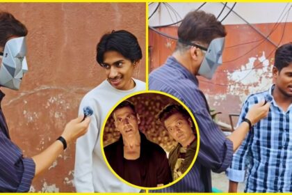 হাউসফুল 5: হাতে মাইক, অক্ষয় কুমার তার মুখের মুখোশ পরে থিয়েটারের বাইরে পৌঁছেছিলেন ... আমি ছবিতে এমন একটি প্রশ্ন পেয়েছি, এমন একটি উত্তর- ভিডিও