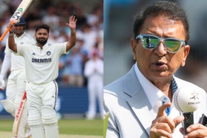 গাভাস্কর, যিনি ish ষভ পান্তকে 'বোকা' বলে অভিহিত করেছিলেন, তাকেও বাধ্য করা হয়েছিল, তিনি লিডসে এক শতাব্দীর পরেও প্রশংসা করেছিলেন