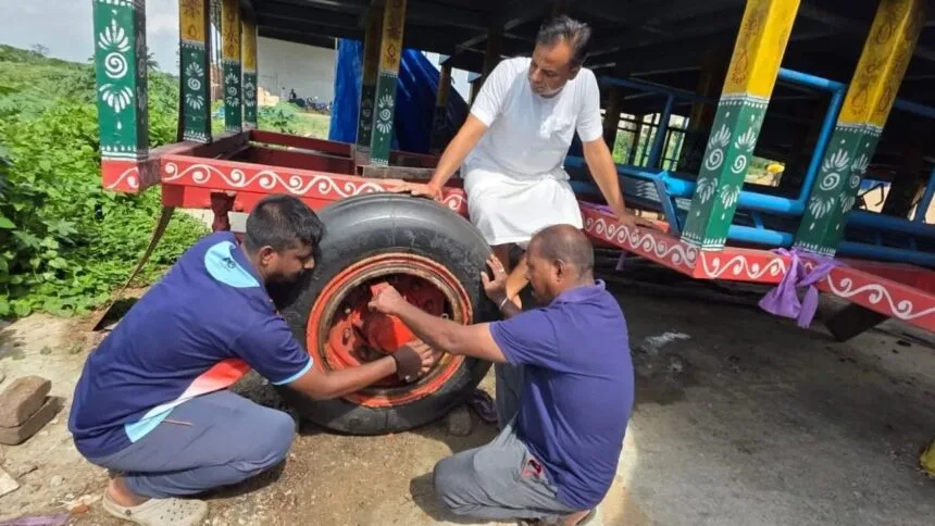 লর্ড জগন্নাথের রথ রাশিয়ান যোদ্ধা বিমানের চাকাগুলিতে ঘোরাফেরা করবে, 48 বছর পরে টায়ার পরিবর্তন করবে