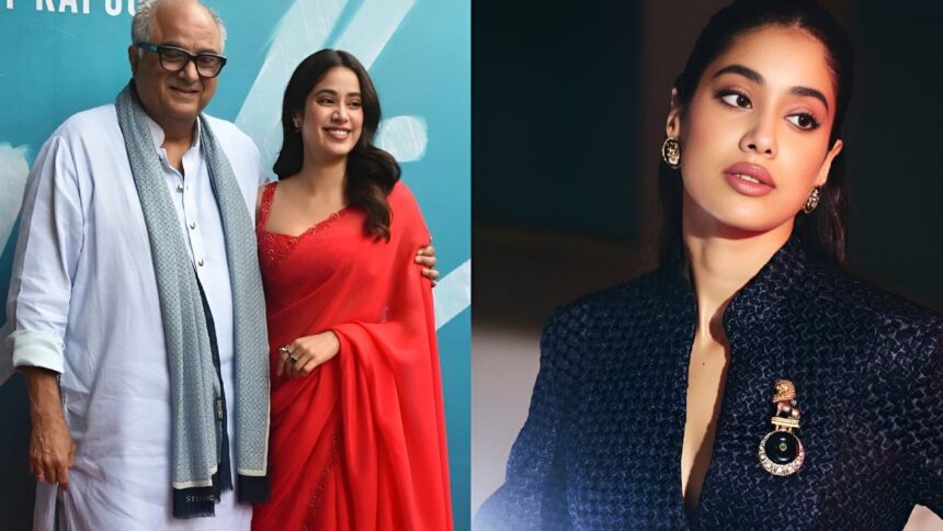 ঘরের একটি ছেলের সাথে ধরা পড়লে বাবা এই জাতীয় শাস্তি দিলেন জানহভি কাপুর