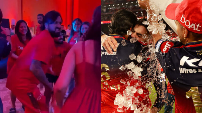 তুষার -ভরা বালতি, পান্ড্যর নাচ ... আরসিবি এত উদযাপনে নিমগ্ন, ড্রেসিংরুম, ভিডিও দেখার উপযুক্ত ছিল