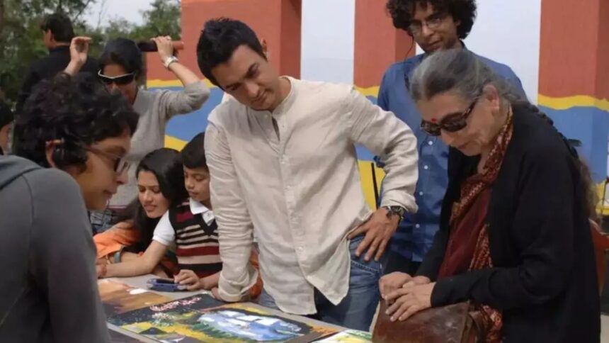 এই অভিনেত্রী, যিনি 75 বছর বয়সে অভিনয় কেরিয়ার শুরু করেছিলেন, 'তায়ার জামিন পার' এর সাথে একটি বিশেষ সংযোগ রয়েছে