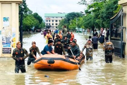 অপারেশন ওয়াটার রিলিফ -২: মণিপুরের অনেক জেলায় বন্যা, ৫০০ জনকে উদ্ধার করা হয়েছিল