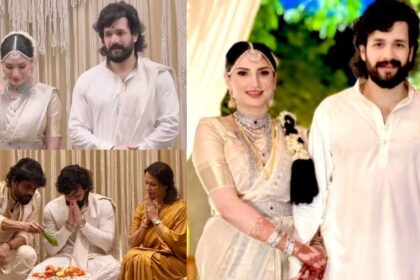 নাগরজুনার ছোট ছেলে আখিল জয়নাবের সাথে বিয়ে করেছিলেন, তিন বছর ধরে তারিখ করছেন
