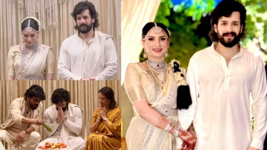 নাগরজুনার ছোট ছেলে আখিল জয়নাবের সাথে বিয়ে করেছিলেন, তিন বছর ধরে তারিখ করছেন