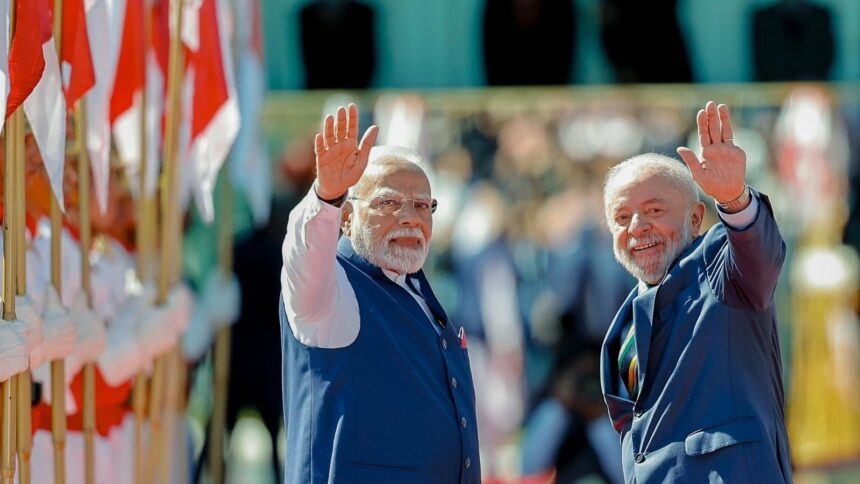 নরেন্দ্র মোদী ব্রাজিলের সর্বোচ্চ সম্মান গ্রহণ করছেন